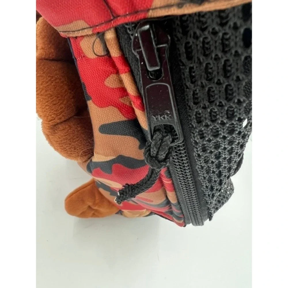 Daba Doo Pet Carrier Backpack Small Red Camo Good Front Facing Adjustable